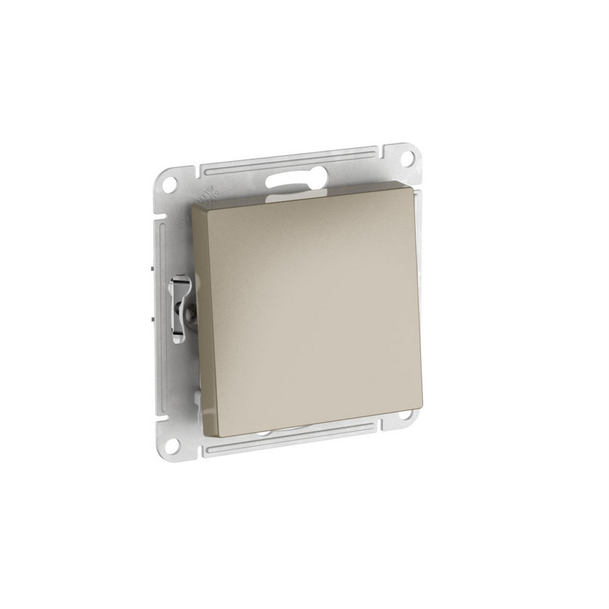 AtlasDesign Шампань Переключатель SE AtlasDesign Шампань перекрестный 1-клавишный быстрозажим. клем. ATN000571S