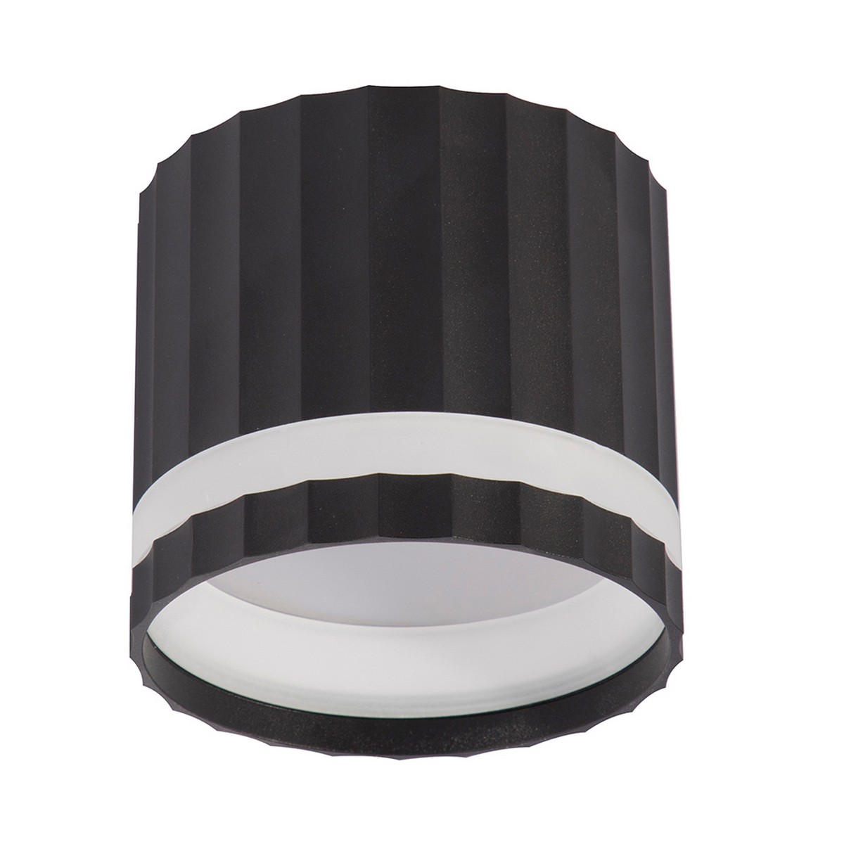 Накладные светодиодные светильники Светильник потолочный Feron HL369 Barrel OLYMPUS GX53 черный 48678 
