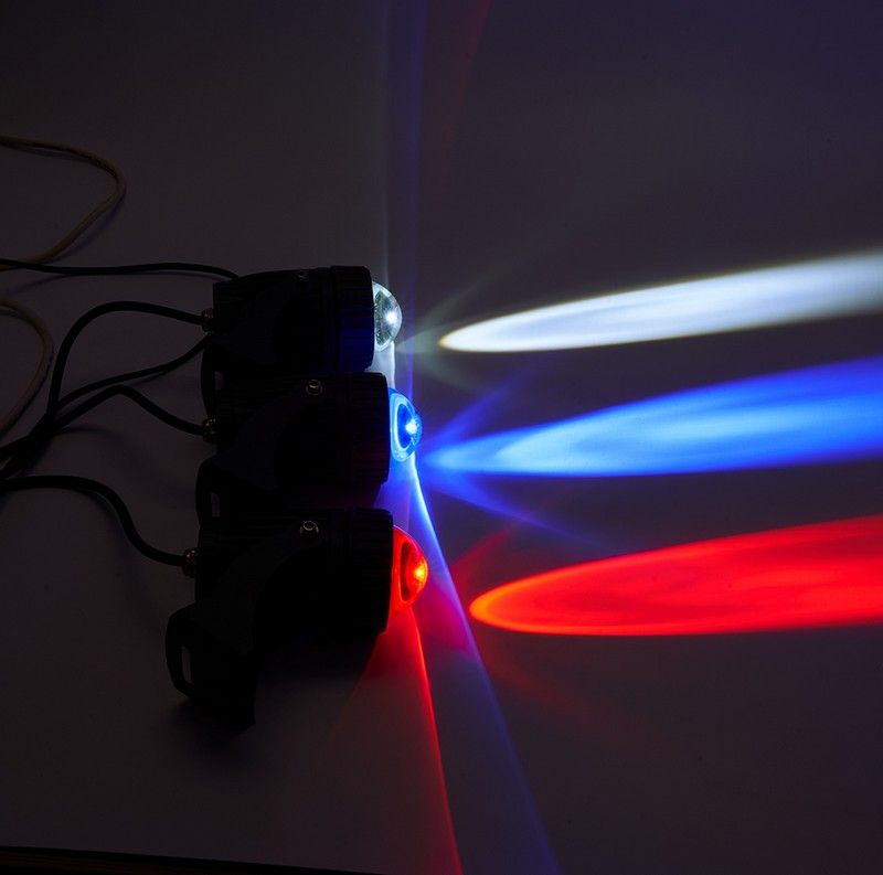 Светодиодные ландшафтные светильники Светодиодный светильник ландшафтно-архитектурный Feron LL-825 IP65 8W 85-265V красный 48499 