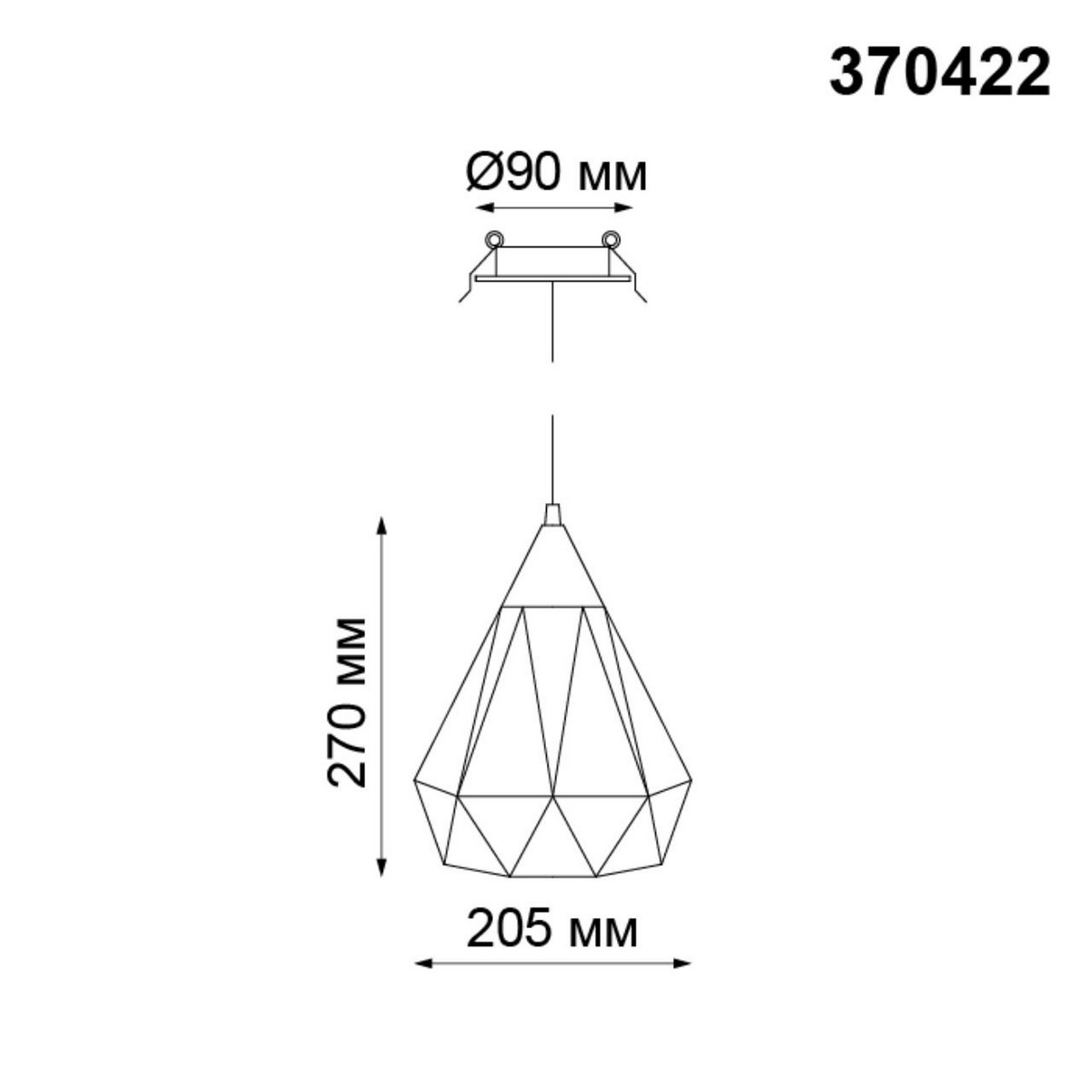 Встраиваемый светильник NOVOTECH 370422 ZELLE