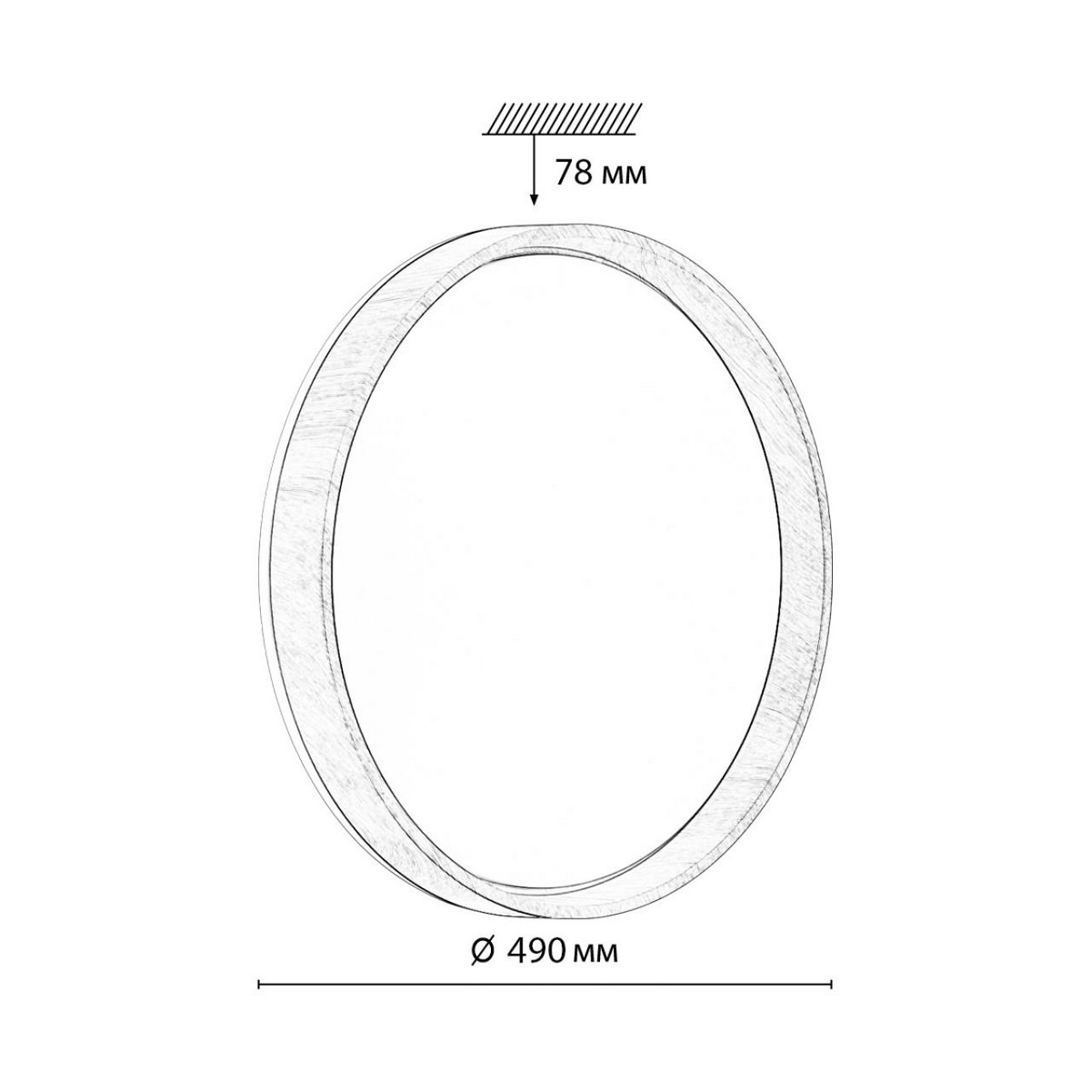 Накладные светодиодные светильники Настенно-потолочный светильник СОНЕКС 7684/ELN GARI WOOD 