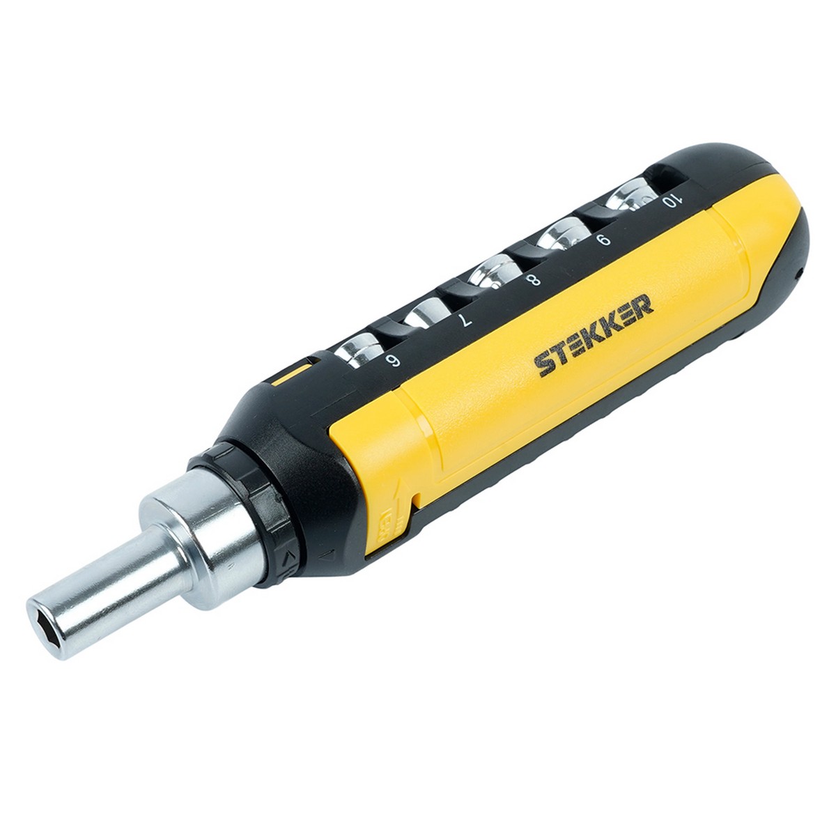 Отвертка STEKKER STLS003 реверсивная с битами 15 предметов 50407 фото