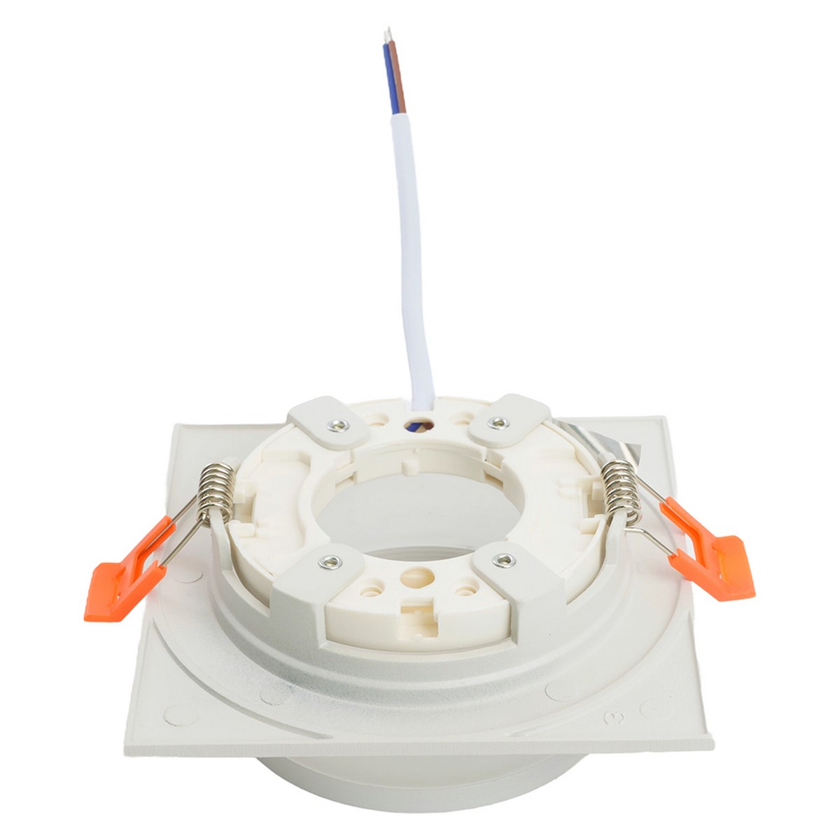 Встраиваемые светодиодные светильники Светильник встраиваемый Feron DL501 потолочный GX53 белый квадрат 51087 