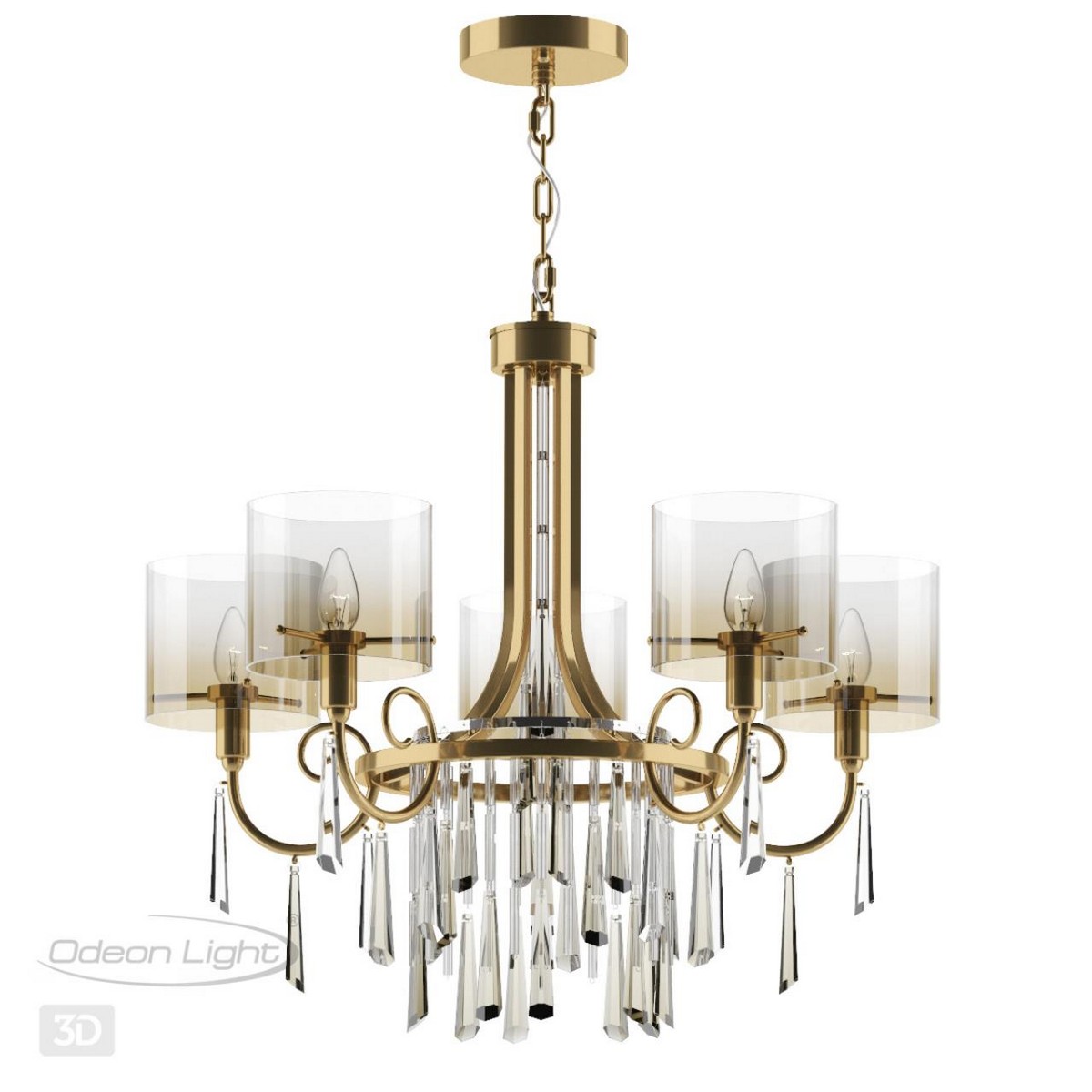 Люстры Люстра ODEON LIGHT 4886/5 Nicole 