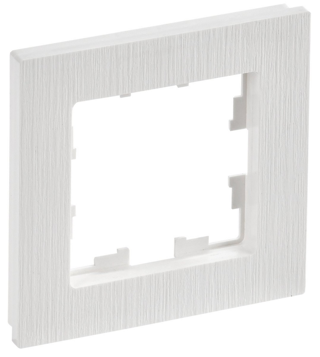 IEK Brite Рамки Рамка IEK BRITE DECOR Белый рифленый 1-м РУ-1-Бр BR-M12-51-K01