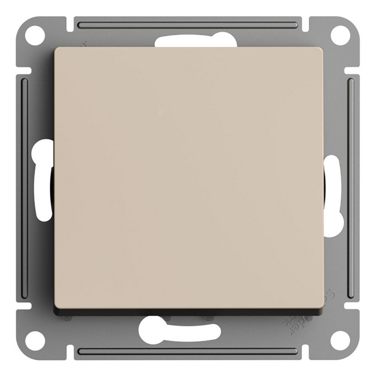 Переключатель Systeme Electric AtlasDesign Песочный 1-клавишный ATN001261