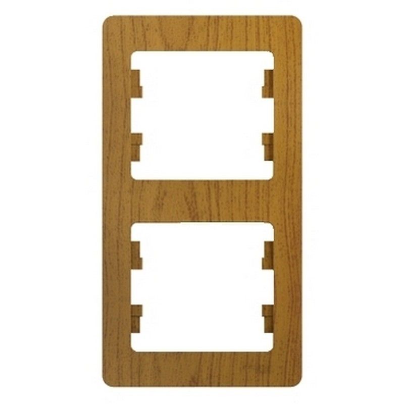 Glossa Дуб Рамка Systeme Electric Glossa Дерево Дуб 2-я, вертикальная GSL000506