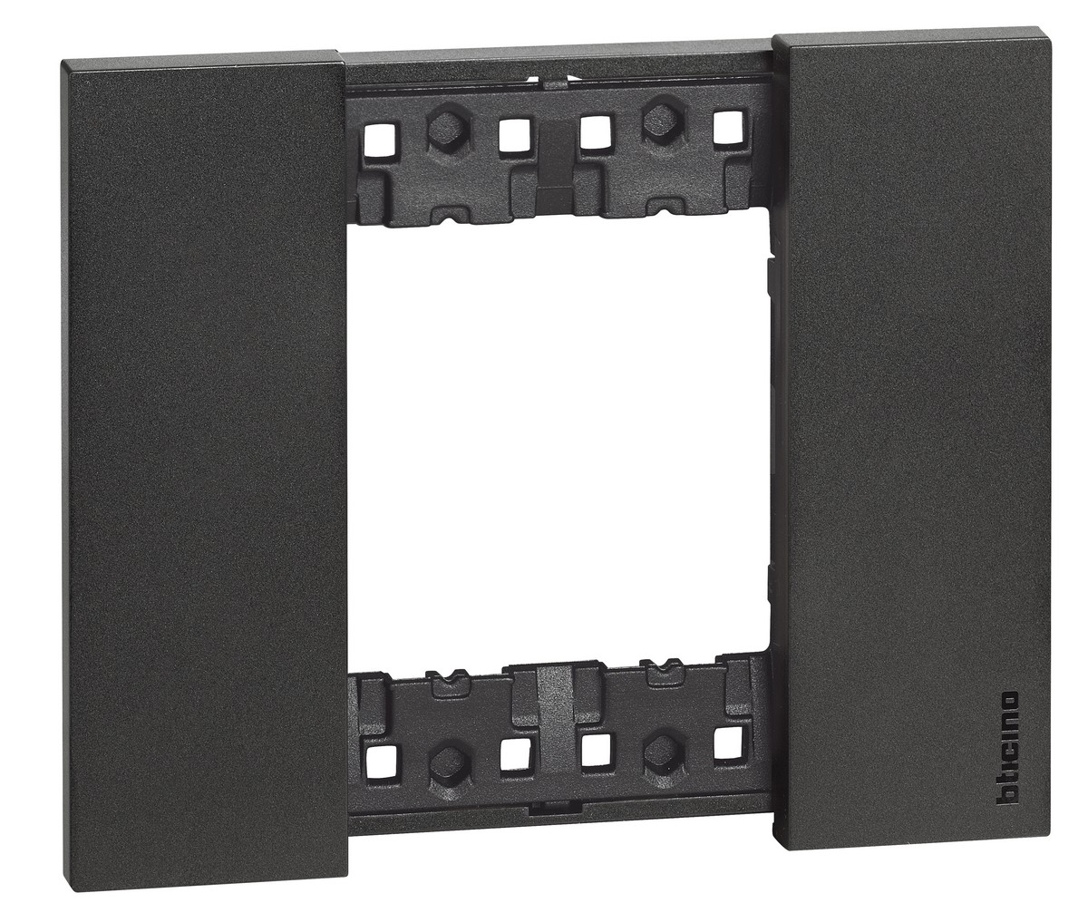 Bticino Living Now Рамки Рамка BT Living now Черный немецкий стандарт 2 мод KA4802KG