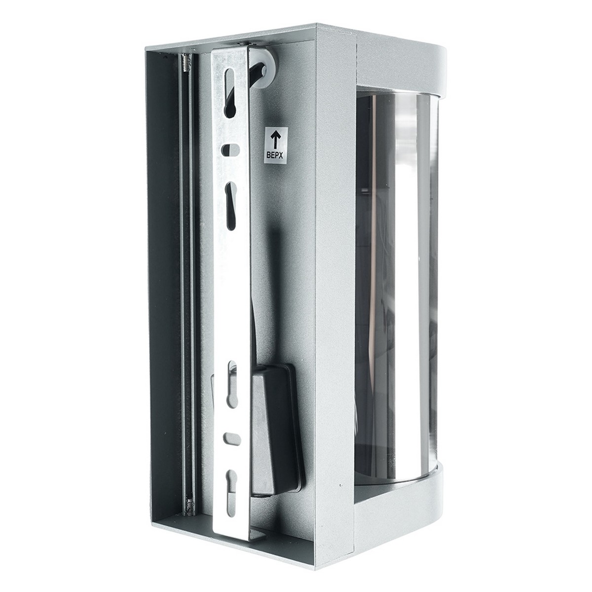 Уличные настенные светильники Светильник Feron садово-парковый Feron DH1901 на стену E27 серый/зеркальный 52187 