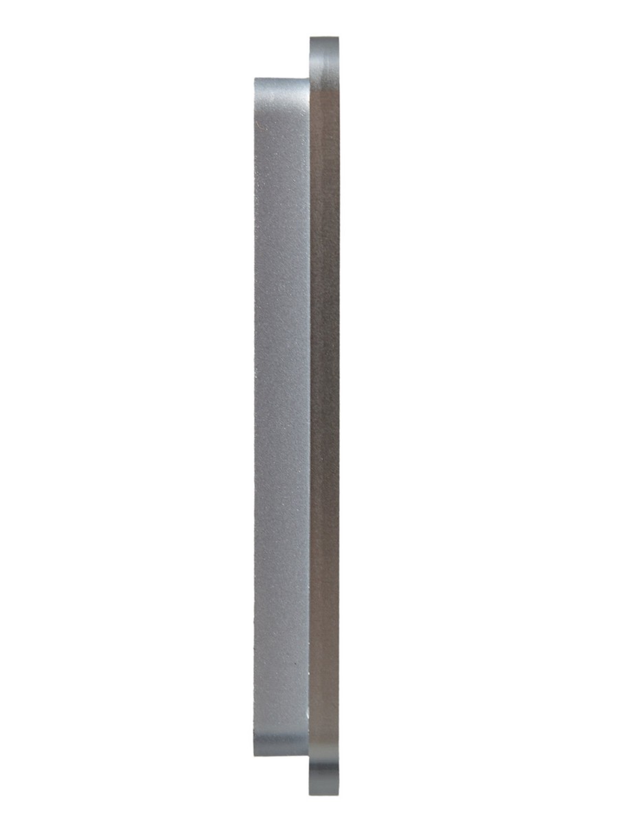Рамка IEK BRITE DECOR Алюминий/алюм метал. скругл.угол 2-м РУ-2-1-Бр RE AL BR-M22-M-21-K47