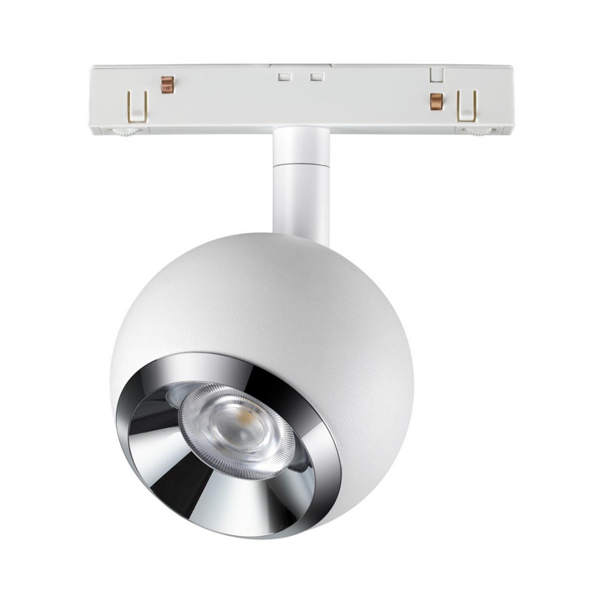 Трековые светодиодные светильники Трековый светильник для низковольтного шинопровода NOVOTECH 358394 FLUM 