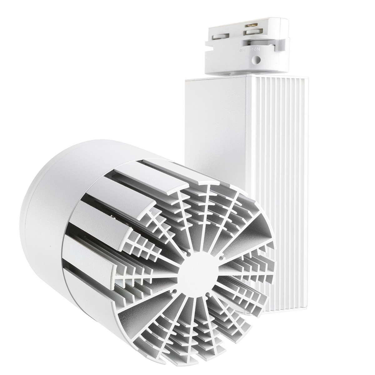 Трековые светодиодные светильники Светодиодный светильник Feron AL105 трековый на шинопровод 30W 4000К белый 35 градусов 29693 