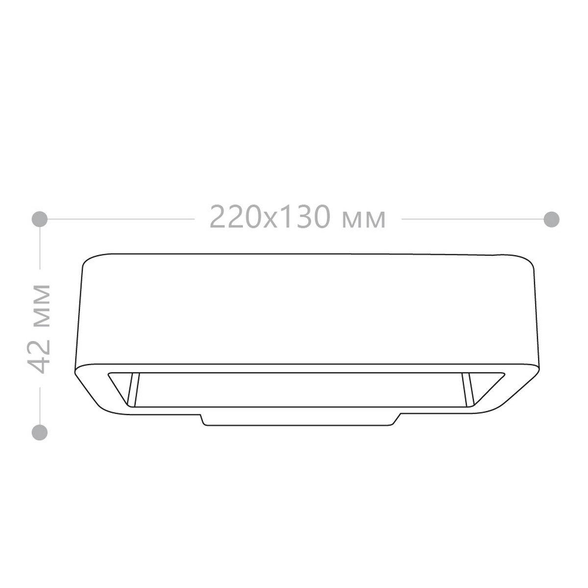 Светильник уличный светодиодный Feron DH011 5W 350Lm 4000K черный 11865