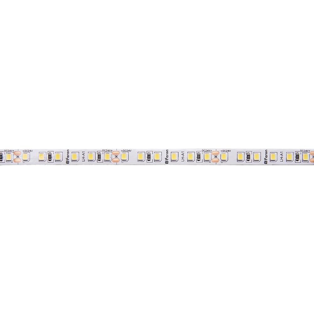 Светодиодная лента белая холодная Лента светодиодная Feron LS502 180SMD(2835)/м 16Вт 24V 6000К IP20 5 метров 41529 