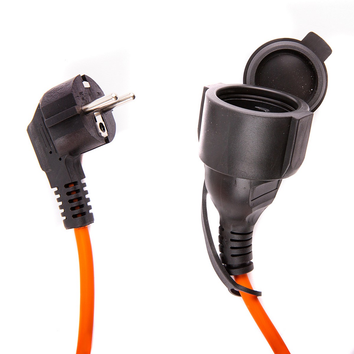 Колодки и удлинители, тройники Удлинитель-шнур STEKKER STD08-31-10 1-местный ПВС с/з 3*1,5мм2, IP54, 10м Standart 50343 