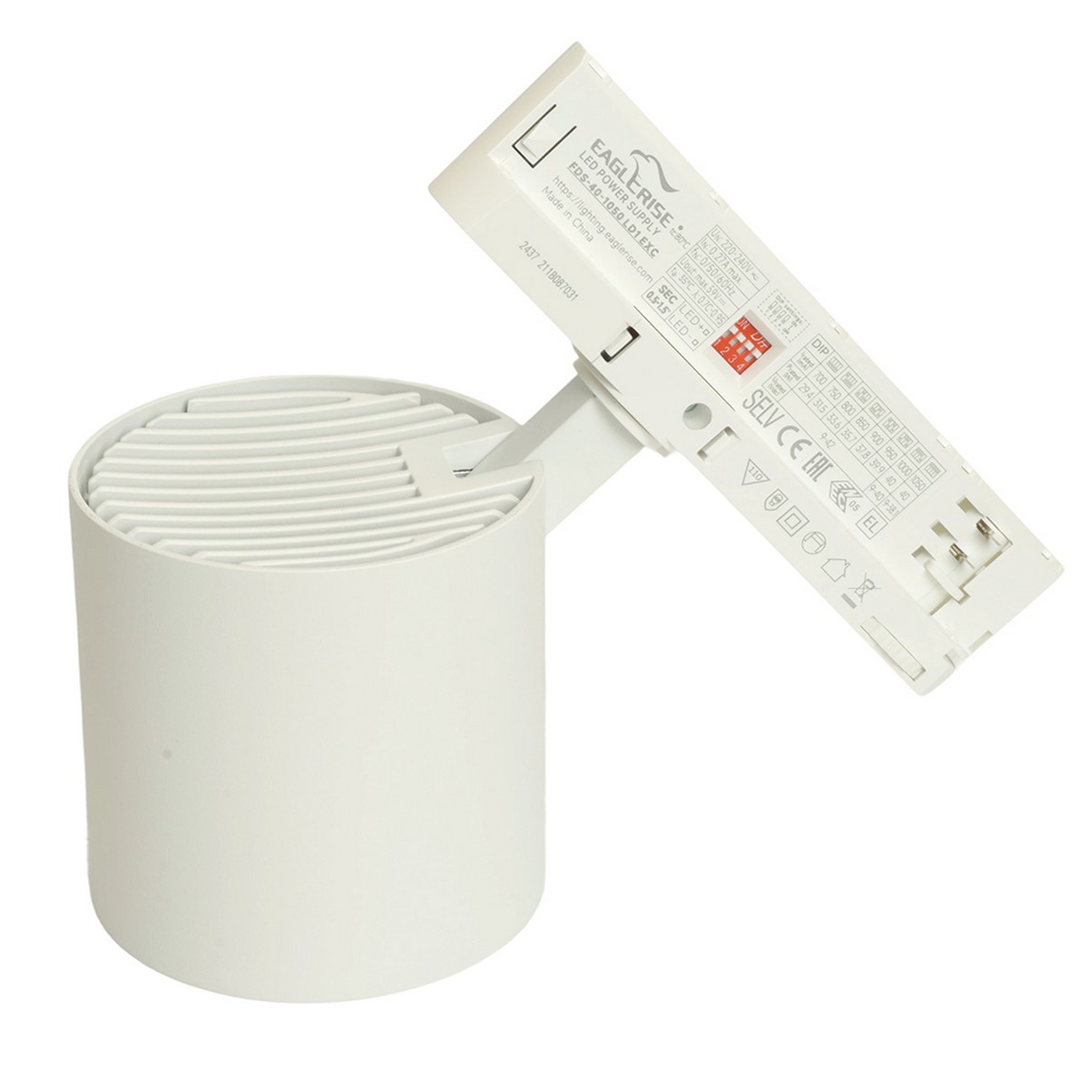Светодиодный светильник Feron TR Reflex трековый 40W 4000К, 36 градусов, белый, 3х фазный с функцией выбора мощности 52058