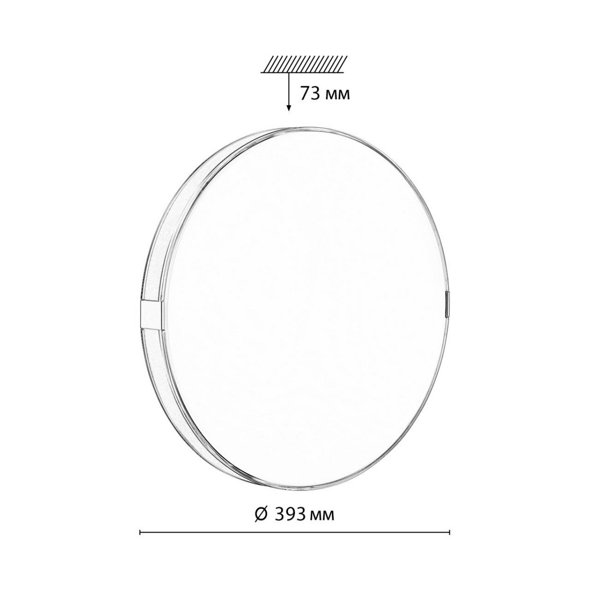 Накладные светодиодные светильники Настенно-потолочный светильник СОНЕКС 7677/DL OTIGA BLUE 