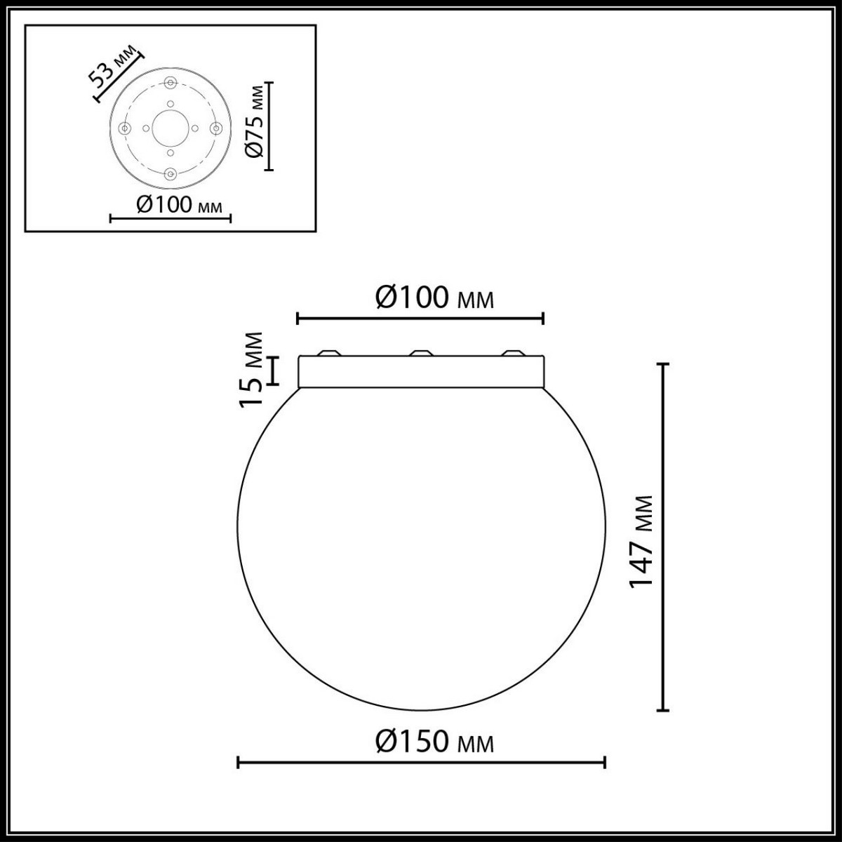 Накладные светодиодные светильники Потолочный светильник ODEON LIGHT 7109/1C MAGIA 