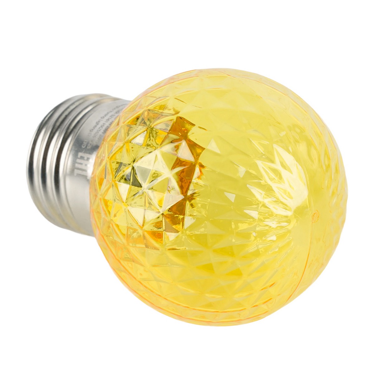E27 Лампа светодиодная Feron LB-385 Шарик желтый прозрачный E27 1W 230V 52161 