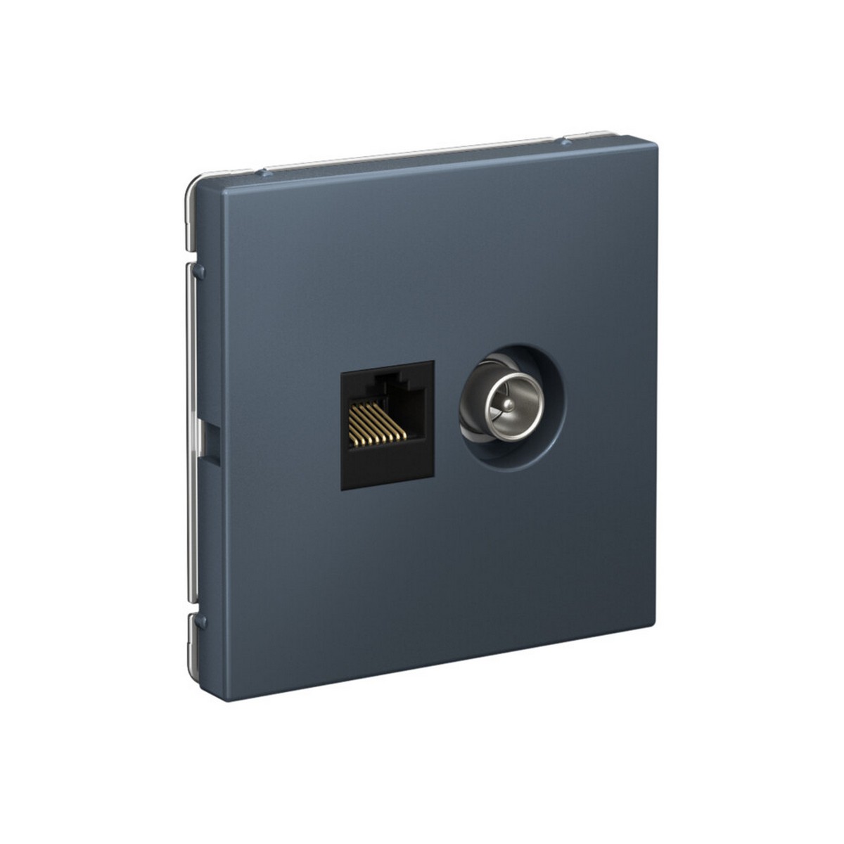Розетка Systeme Electric ArtGallery Грифель двойная ТВ + компьютерная RJ45 кат. 5Е GAL000789
