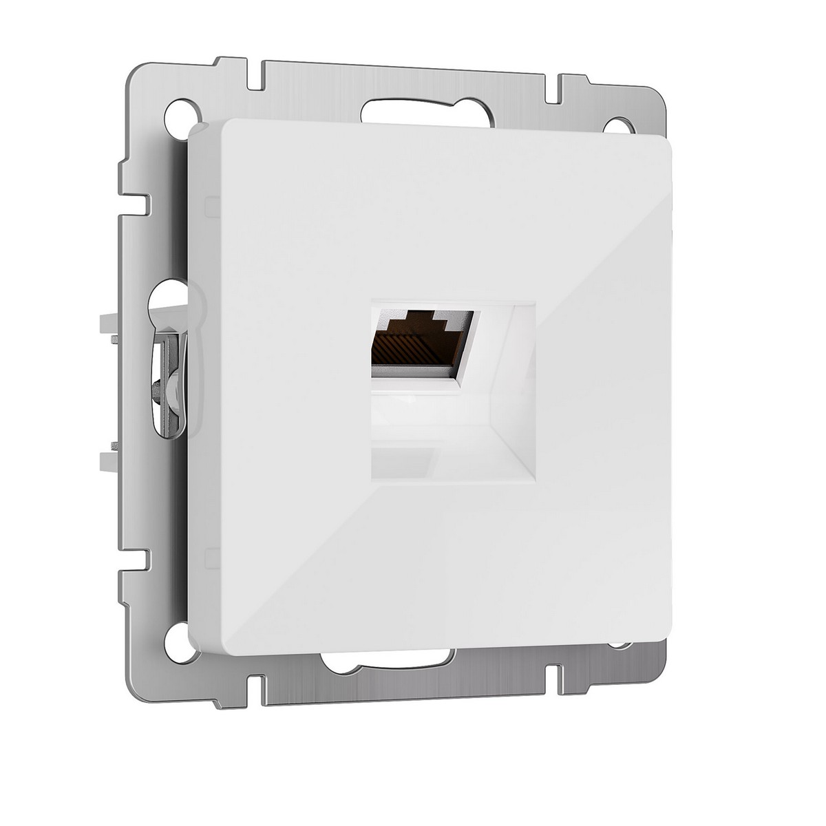 Розетка Werkel Ethernet RJ-45 cat. 6A экранированная (белый) W5120101