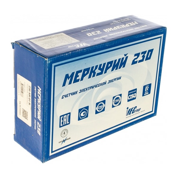 Счётчик электроэнергии трехфазный Меркурий 230 АR-01 R однотарифный 60A