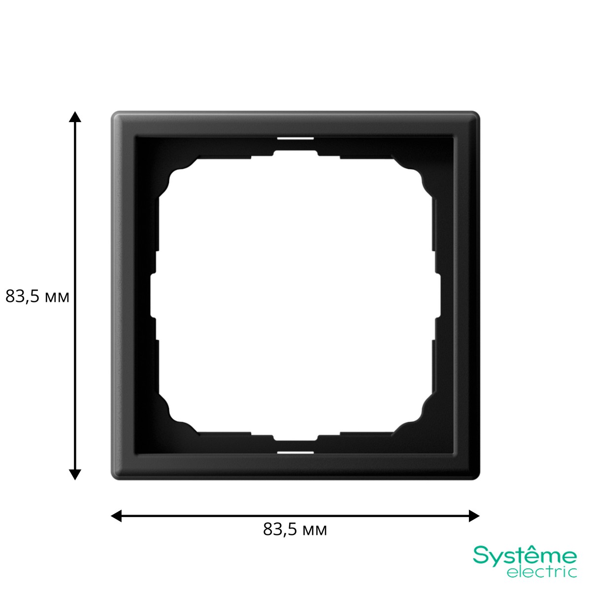 ArtGallery Карбон Рамка Systeme Electric ArtGallery Карбон 1-ая GAL001001
