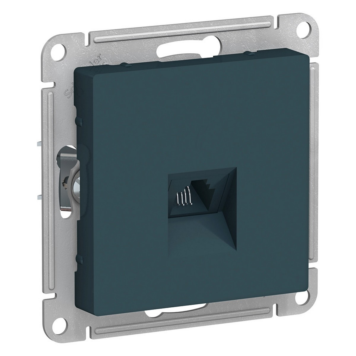 Розетка телефонная Systeme Electric AtlasDesign Изумруд RJ11, ATN000881