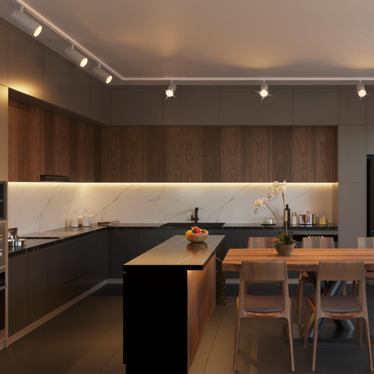 Трековые светодиодные светильники Светильник трековый однофазный двухжильный светодиодный NOVOTECH 359155 SELENE 