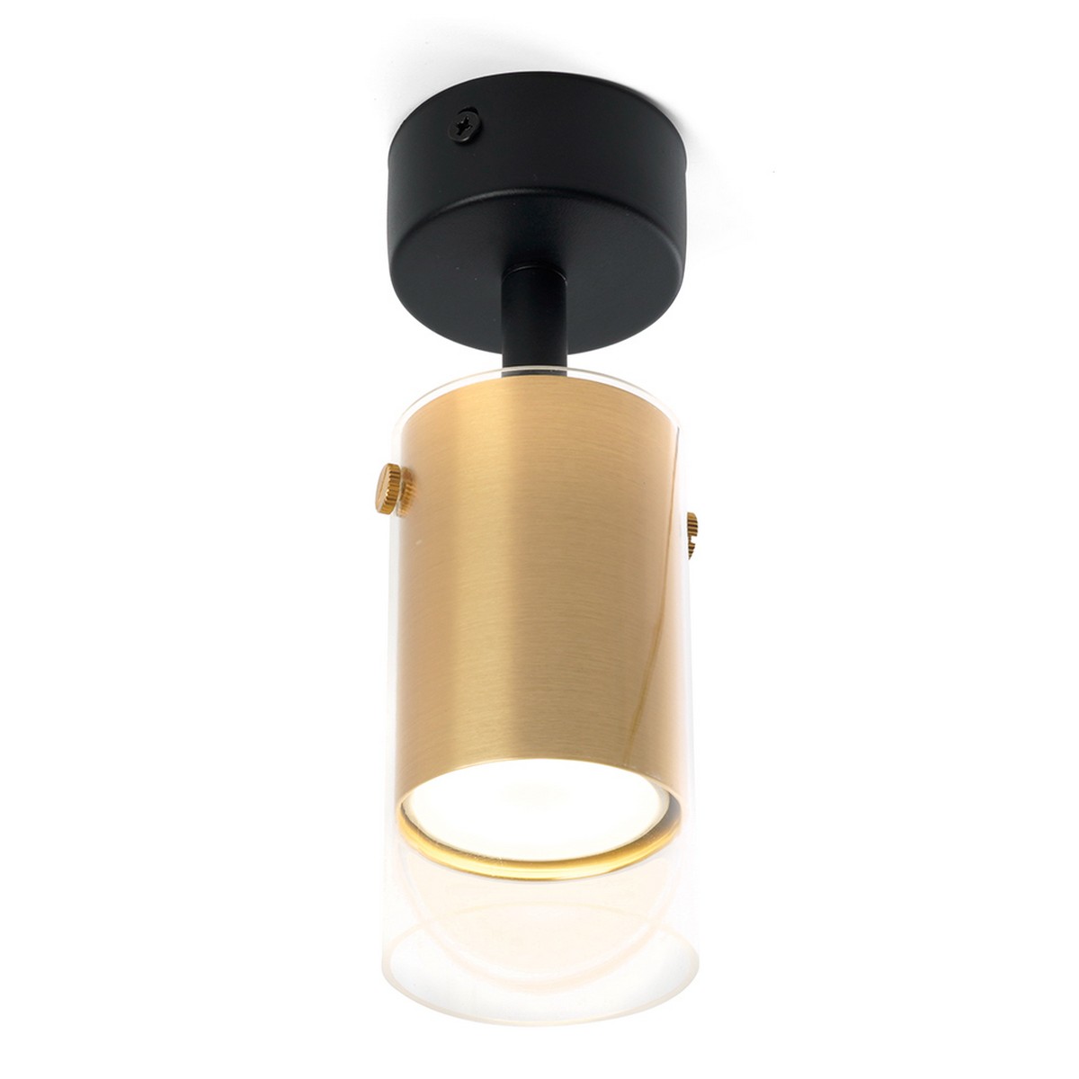 Светильники споты светодиодные Светильник Feron ML 1891 LUMINA настенно-потолочный GU10 золото черный 48746 