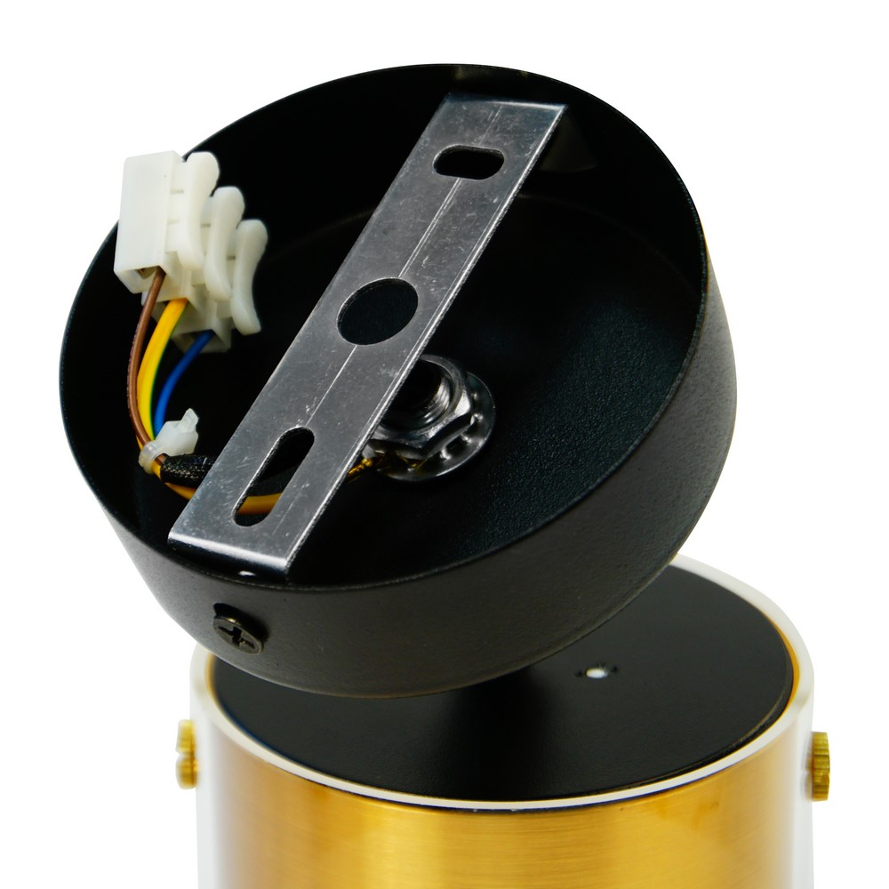 Светильники споты светодиодные Светильник Feron ML 1891 LUMINA настенно-потолочный GU10 золото черный 48746 