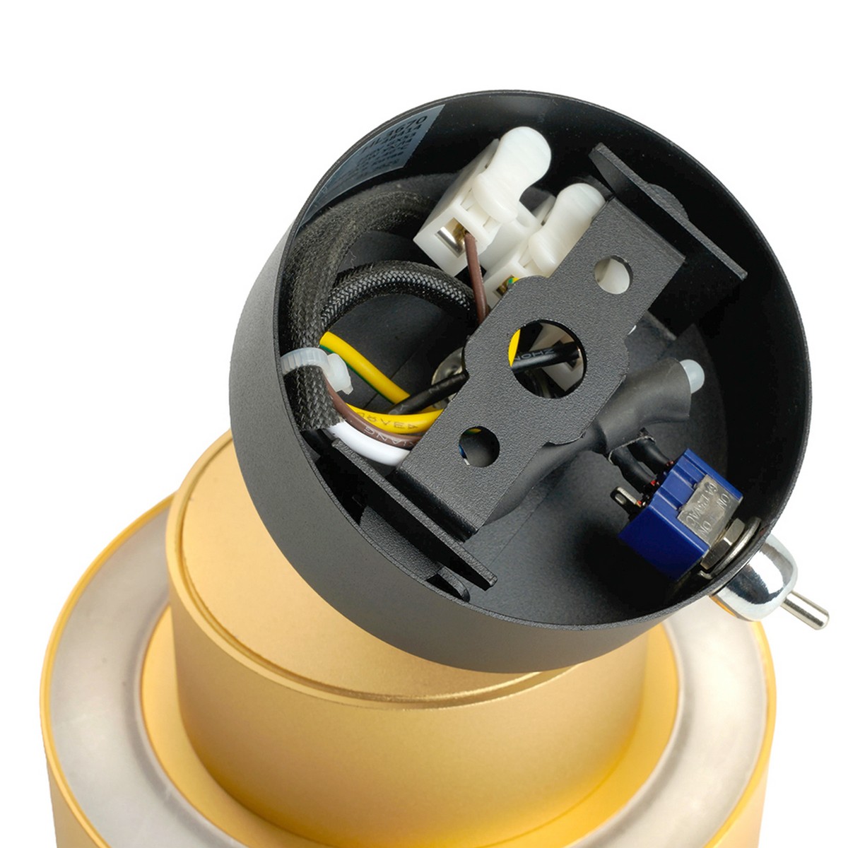 Накладные светодиодные светильники Светильник настенный Feron HL3670 AURA 12W 230V GX53 золото 48414 