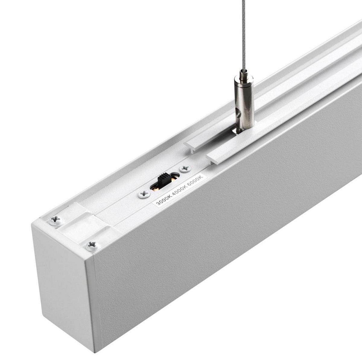 Линейные светодиодные светильники Светильник линейный светодиодный с переключателем цветовой темперетуры NOVOTECH 359604 FATTO 