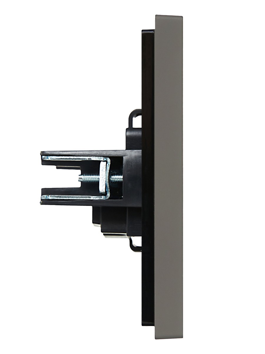 IEK FORTE&PIANO Серый Розетка IEK FORTE&PIANO Серый б/з со шт винтовое крепление 10А FP317