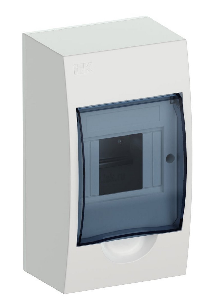 Корпус пластиковый IEK KREPTA 3 ЩРН-П-4 IP41 белый откр.монтаж MKP12-N-04-40-20