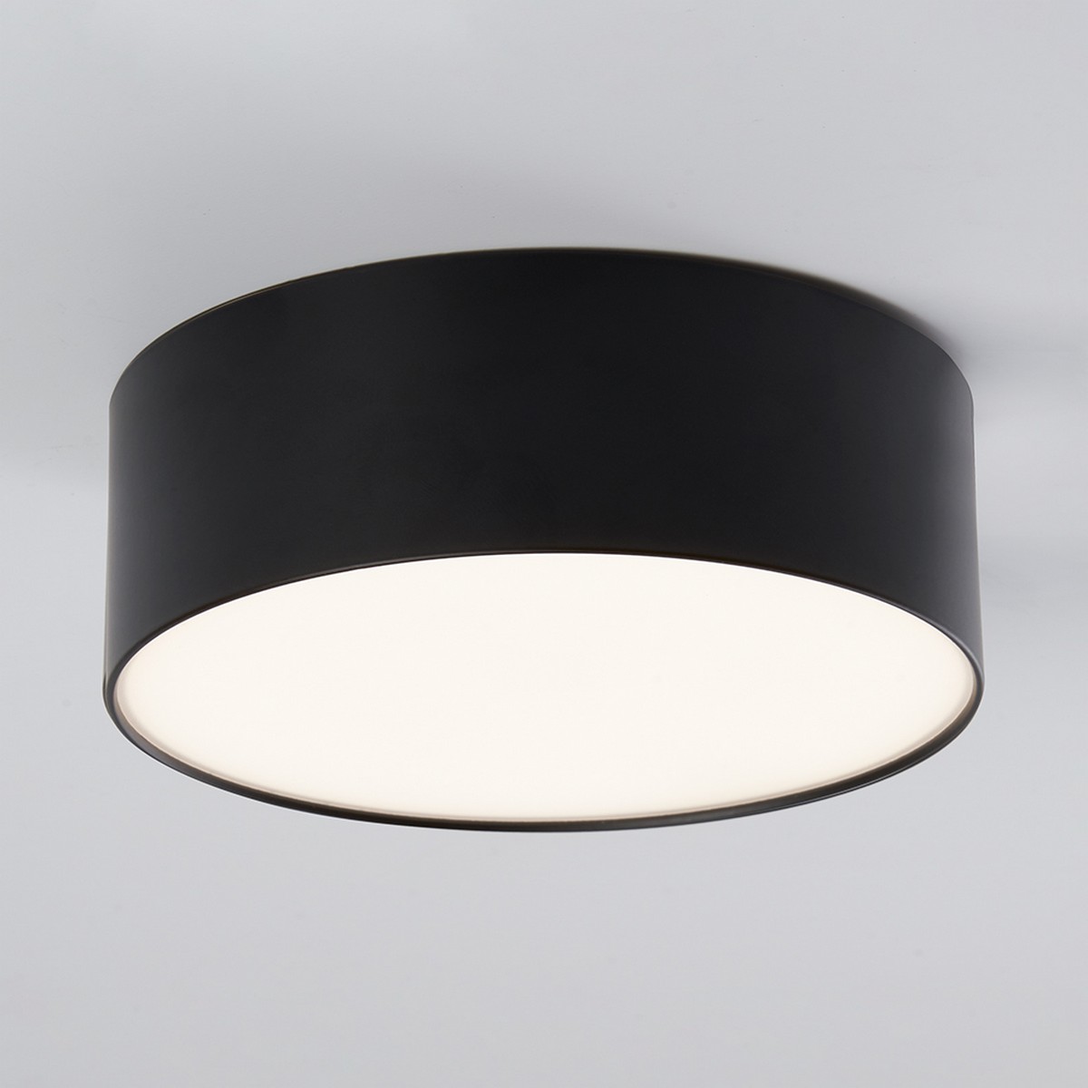 Накладные светодиодные светильники Светильник накладной Feron AL200 28W черный 4000К “Simple matte” 48079 