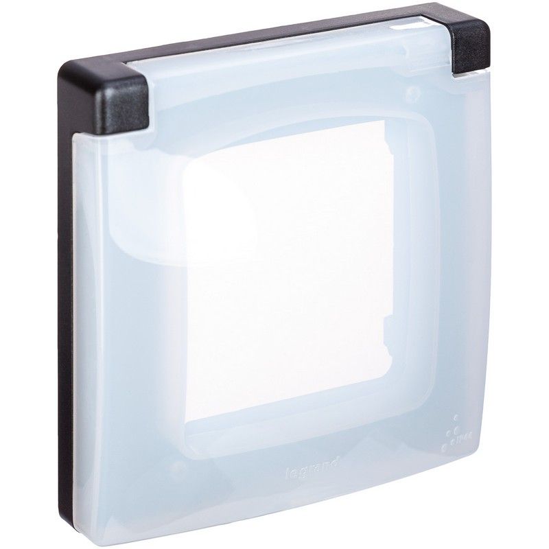 Legrand Inspiria Рамки Рамка Legrand INSPIRIA Антрацит с защитной крышкой IP 44 673923