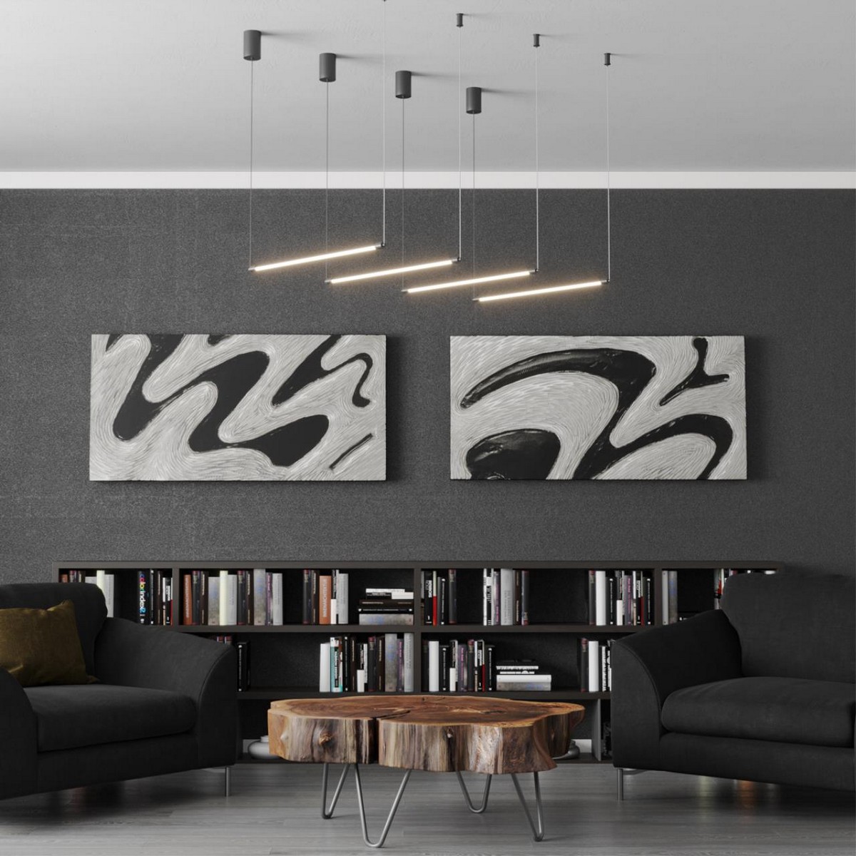 Линейные светодиодные светильники Светильник линейный светодиодный NOVOTECH VITZ 359346 