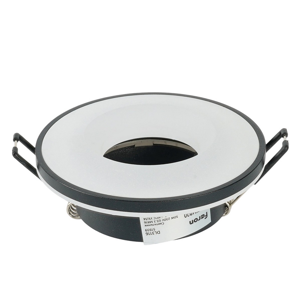 Встраиваемые светодиодные светильники Светильник встраиваемый Feron DL3116 потолочный G5.3 черный 51939 