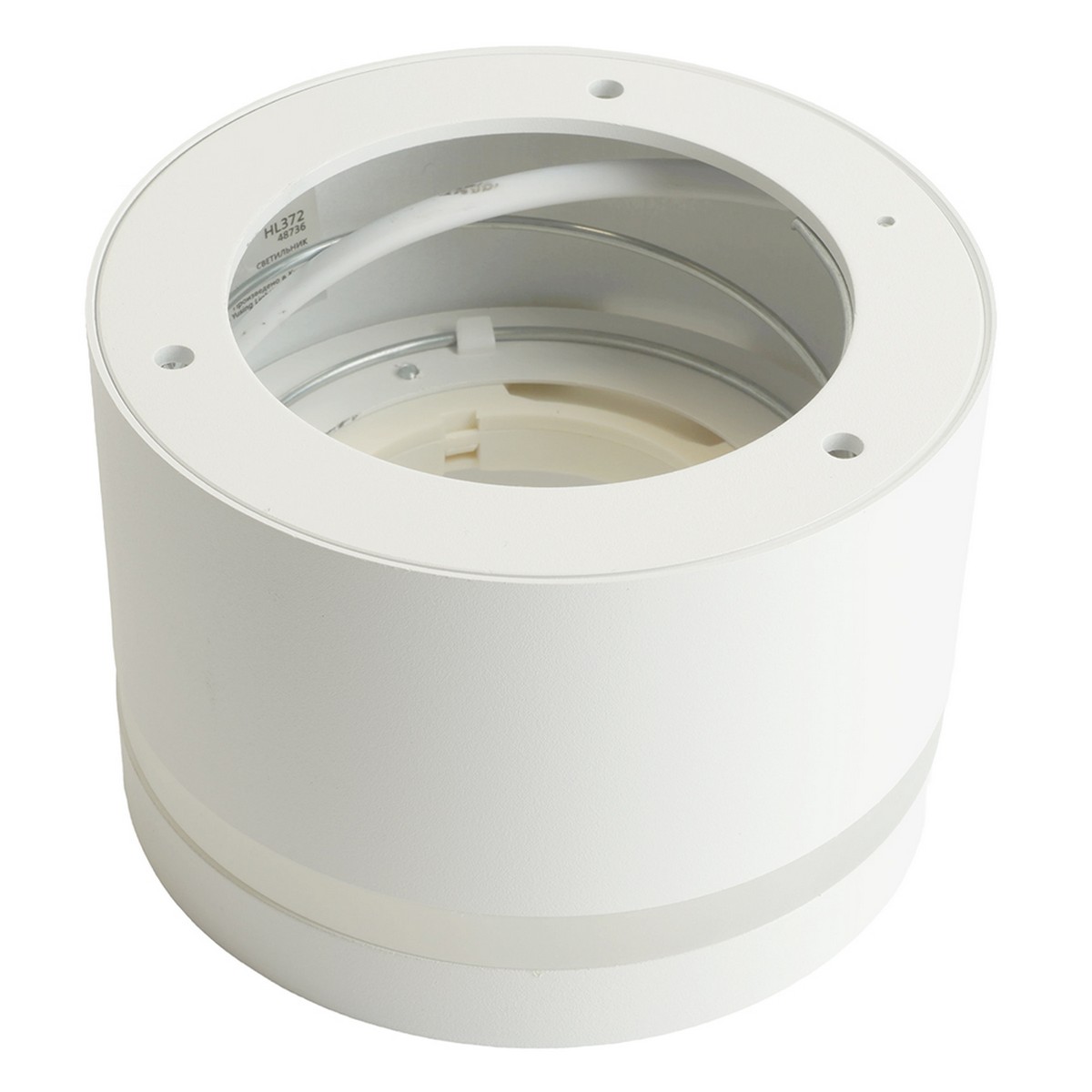 Накладные светодиодные светильники Светильник потолочный Feron HL372 LUNA 25W GX70 белый 48736 