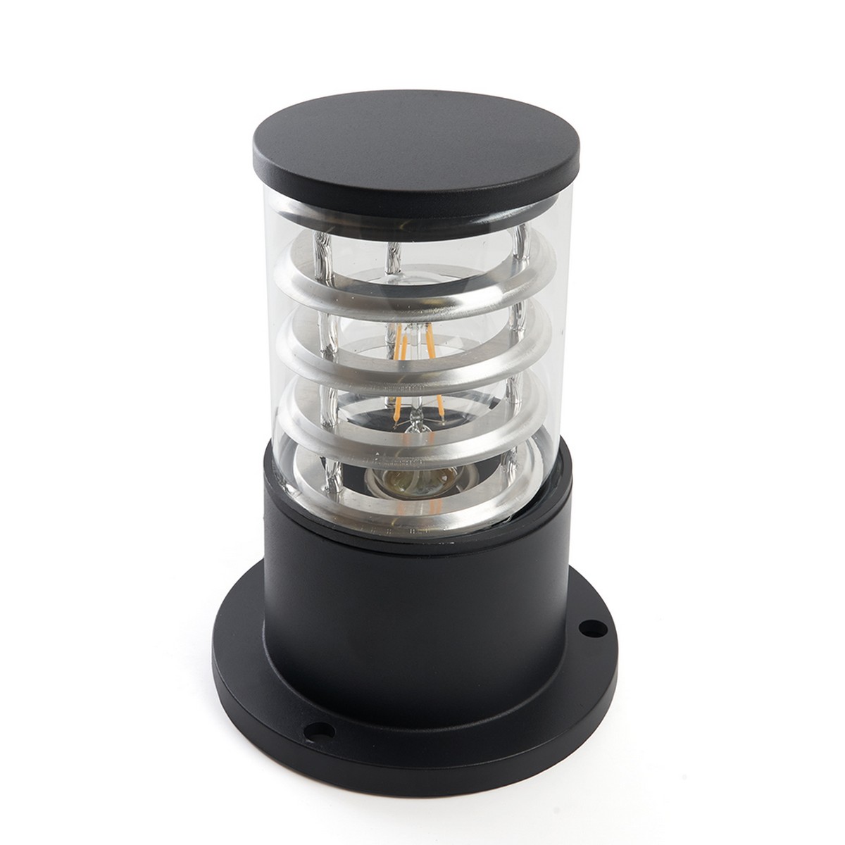 Уличные светильники на постамент Светильник садово-парковый Feron DH0800 столб  E27 230V черный 41915 