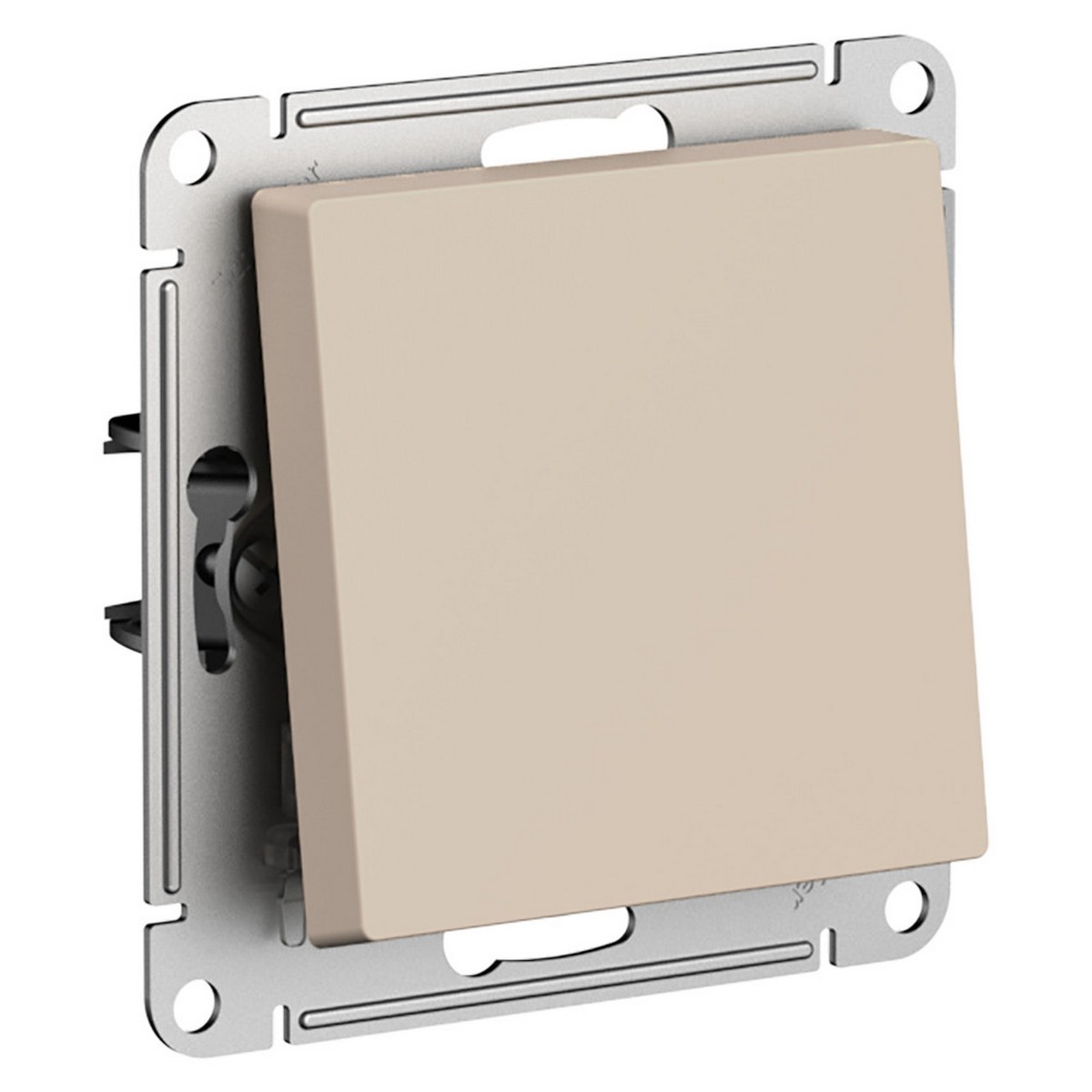 Переключатель Systeme Electric AtlasDesign Песочный 1-клавишный ATN001261