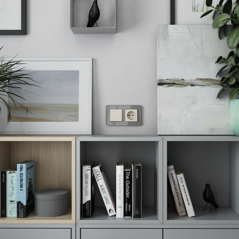 Werkel айвори матовый Розетка Werkel с заземлением и шторками (айвори матовый) W1171162