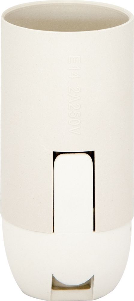 Патрон для ламп 250V E14 LH111 белый 22346