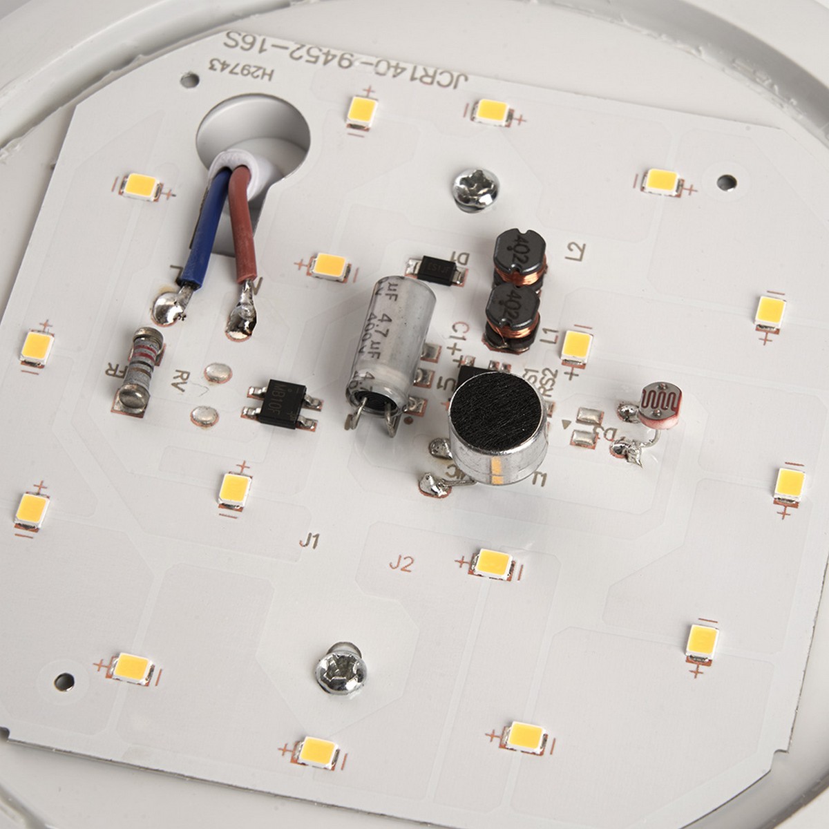 Светильник светодиодный Feron AL3008  с оптико-аккустическим датчиком 12W 4000K 220V IP65 белый 41146