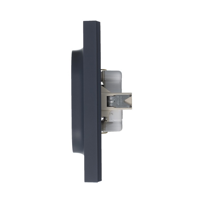 Розетка Systeme Electric AtlasDesign Грифель с/з двойная, 16А, в сборе ATN000724