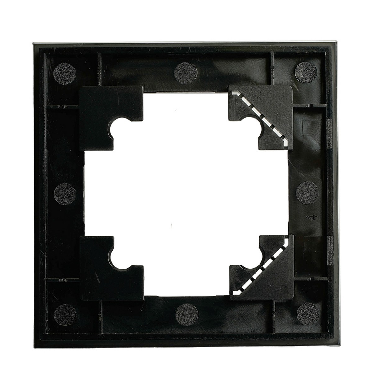 Катрин - Розетки и выключатели Stekker Рамка STEKKER 1-местная для сенсорных механизмов подсветки стекло GFR00-7001-05S Катрин черный 50304