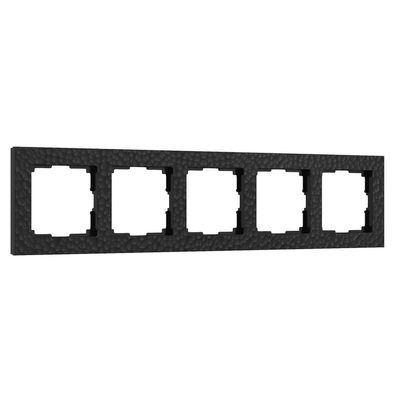 Рамки Werkel Hammer Рамка Werkel на 5 постов Hammer (черный) W0052408