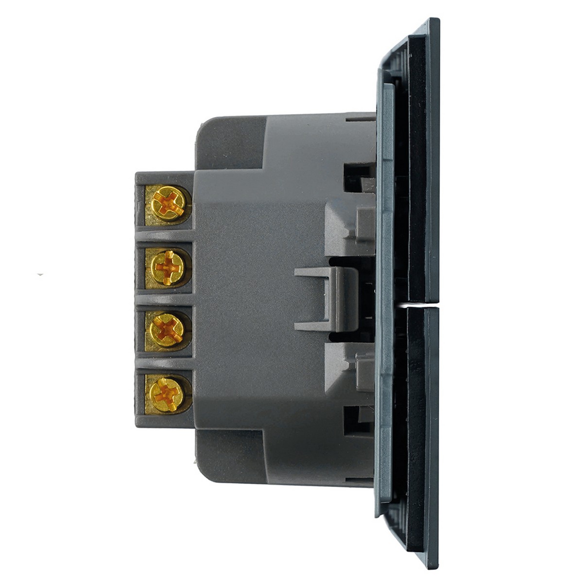 Переключатель перекрестный 2-клавишный STEKKER Мия RSW10-3111-05 Черный Бархат 50789