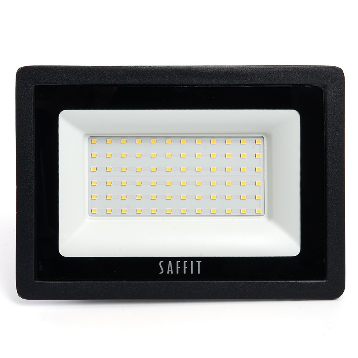 Светодиодный прожектор Saffit SFL90-70 IP65 70W 6400K черный 55176
